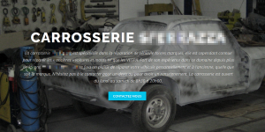 Vitrine pour une carrosserie