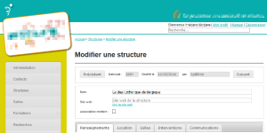 Développement d’une application de gestion des formations